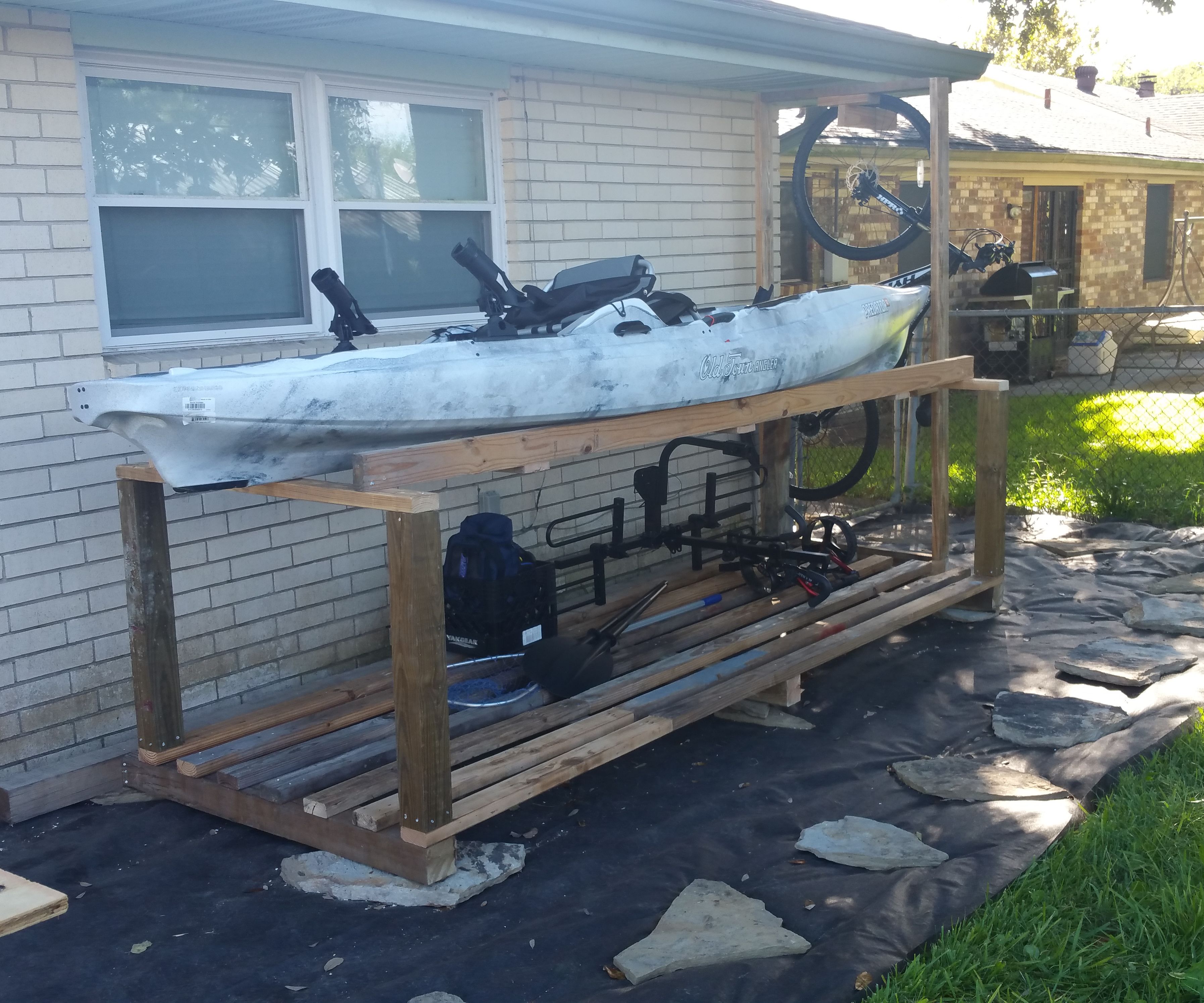 Kayak / Bike Rack Storage Center 13 Steps (with Pictures) Instructables