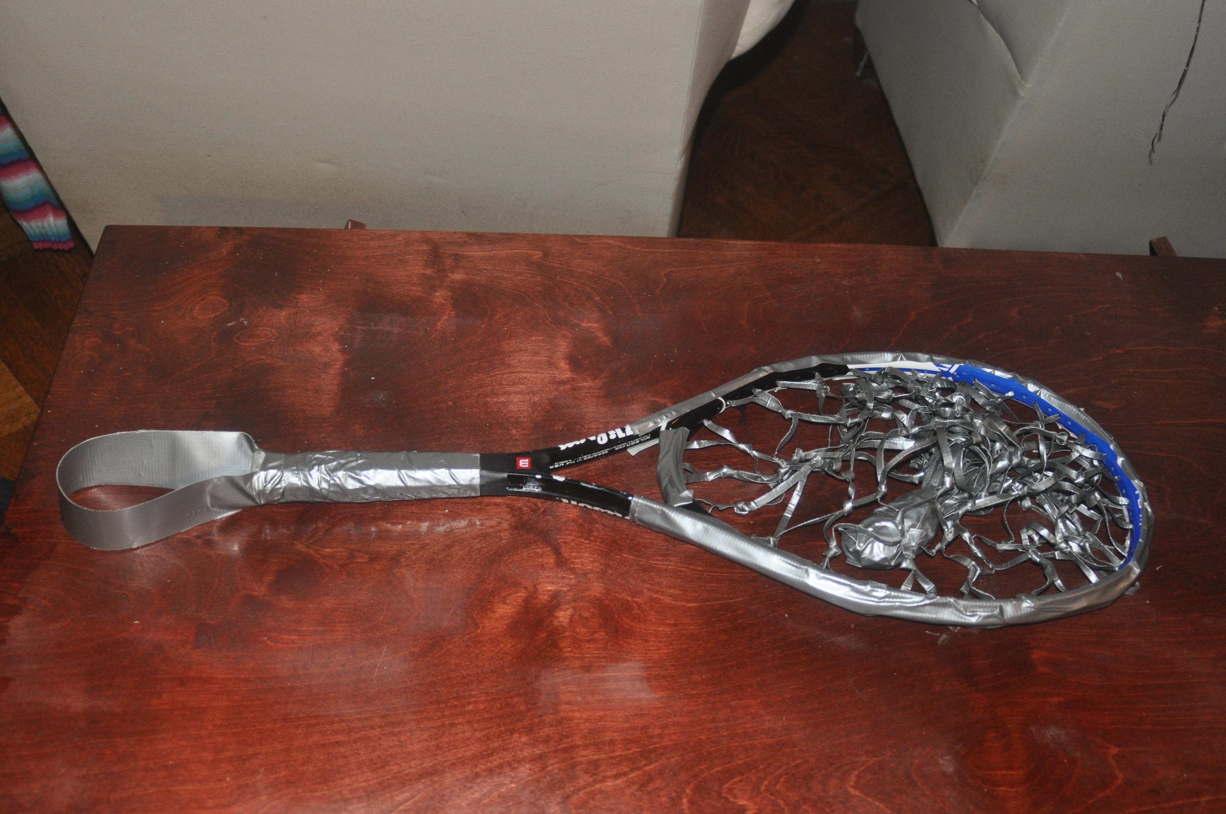 Duct Tape Fishing Net 7 Steps Instructables