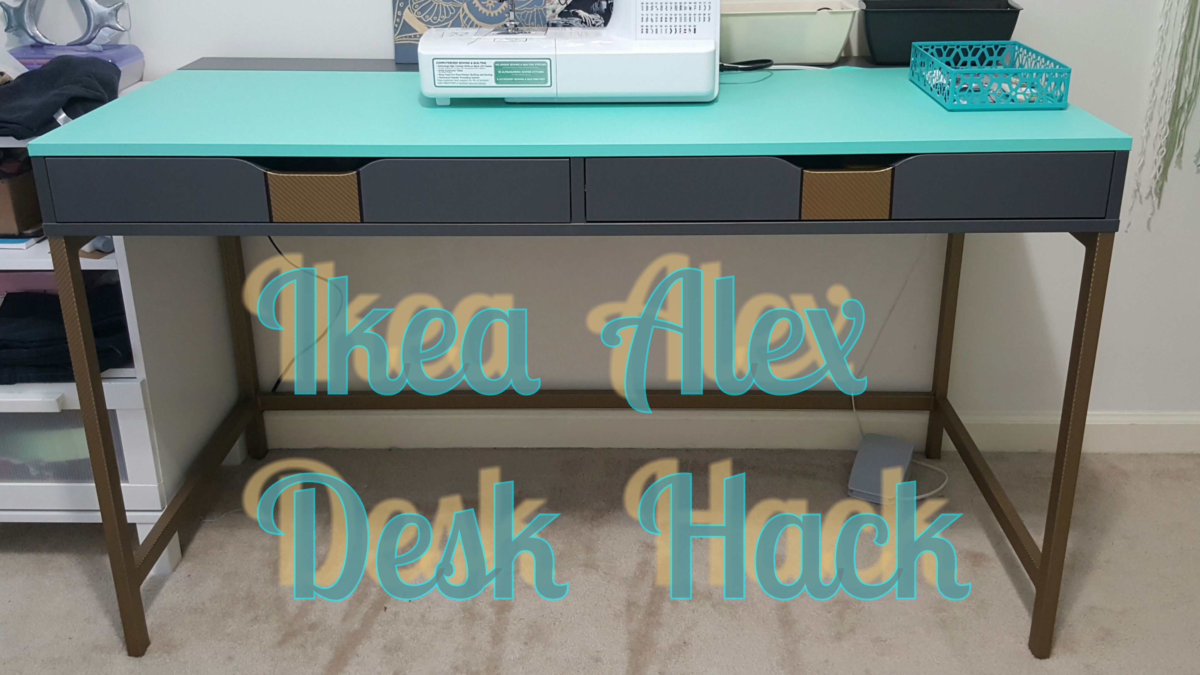 Alex Ikea Desk Hack : 6 Steps (With Pictures) - Instructables