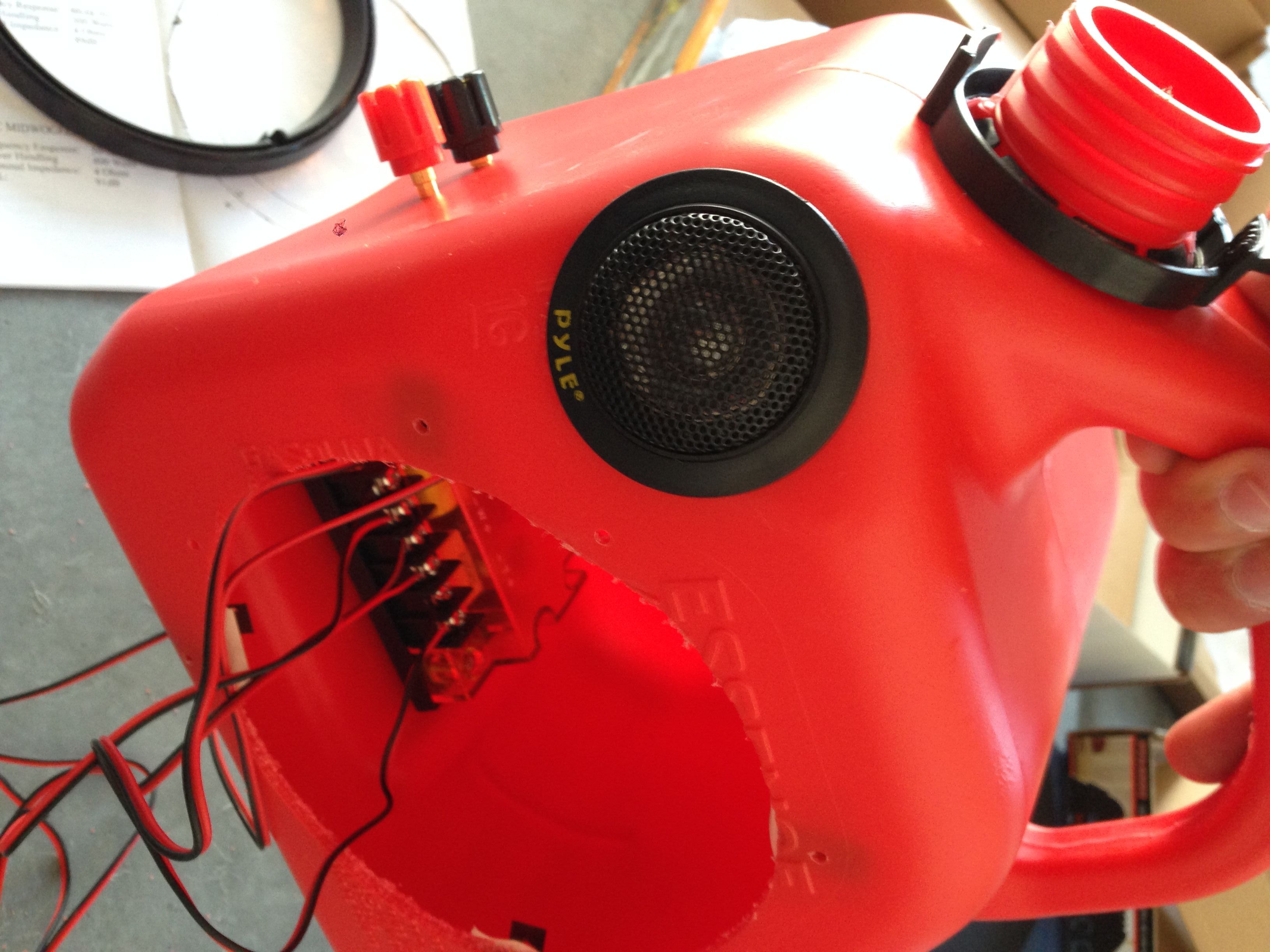 Gas Can Speakers 5 Steps (with Pictures) Instructables