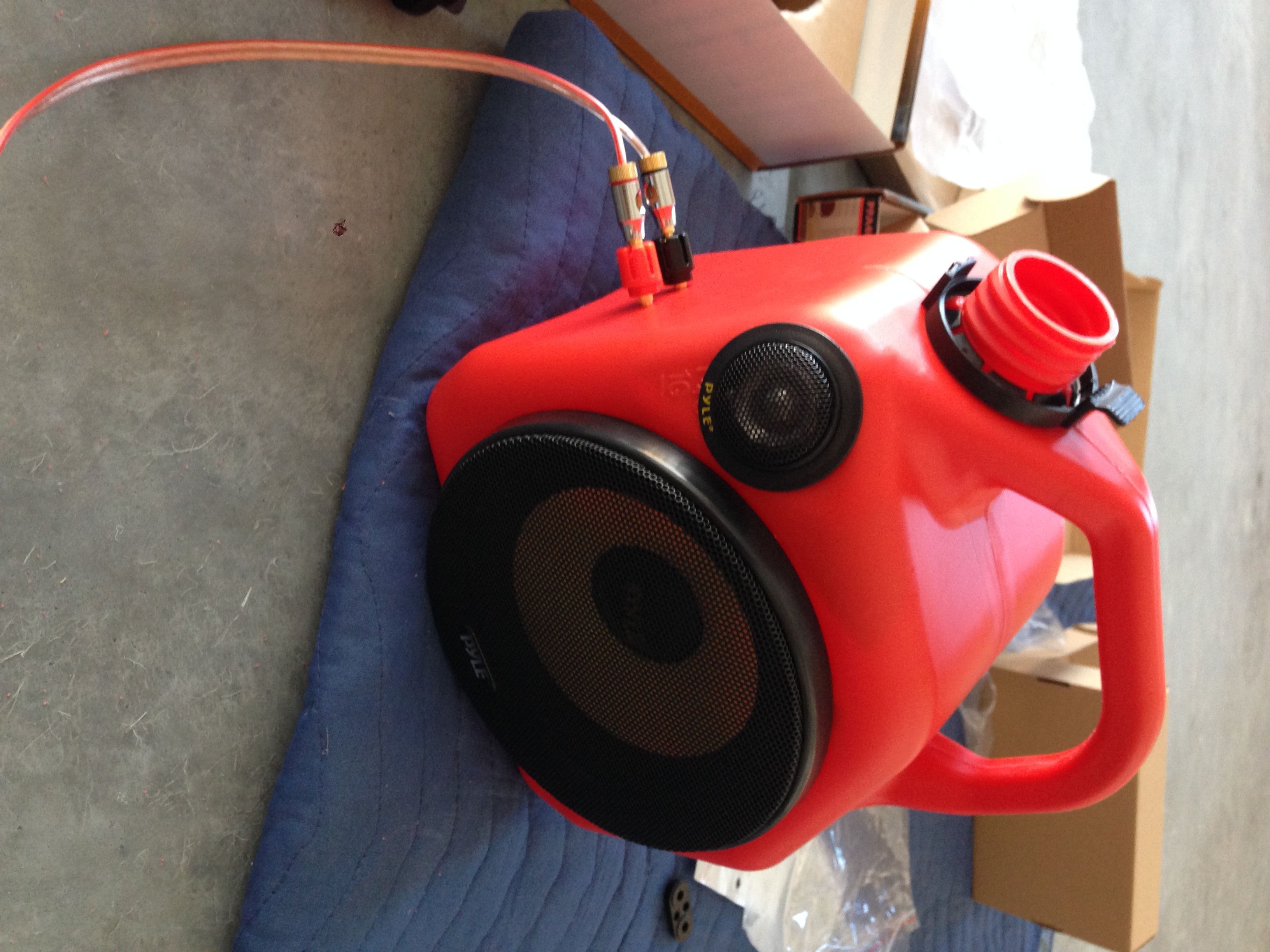 Gas Can Speakers 5 Steps (with Pictures) Instructables