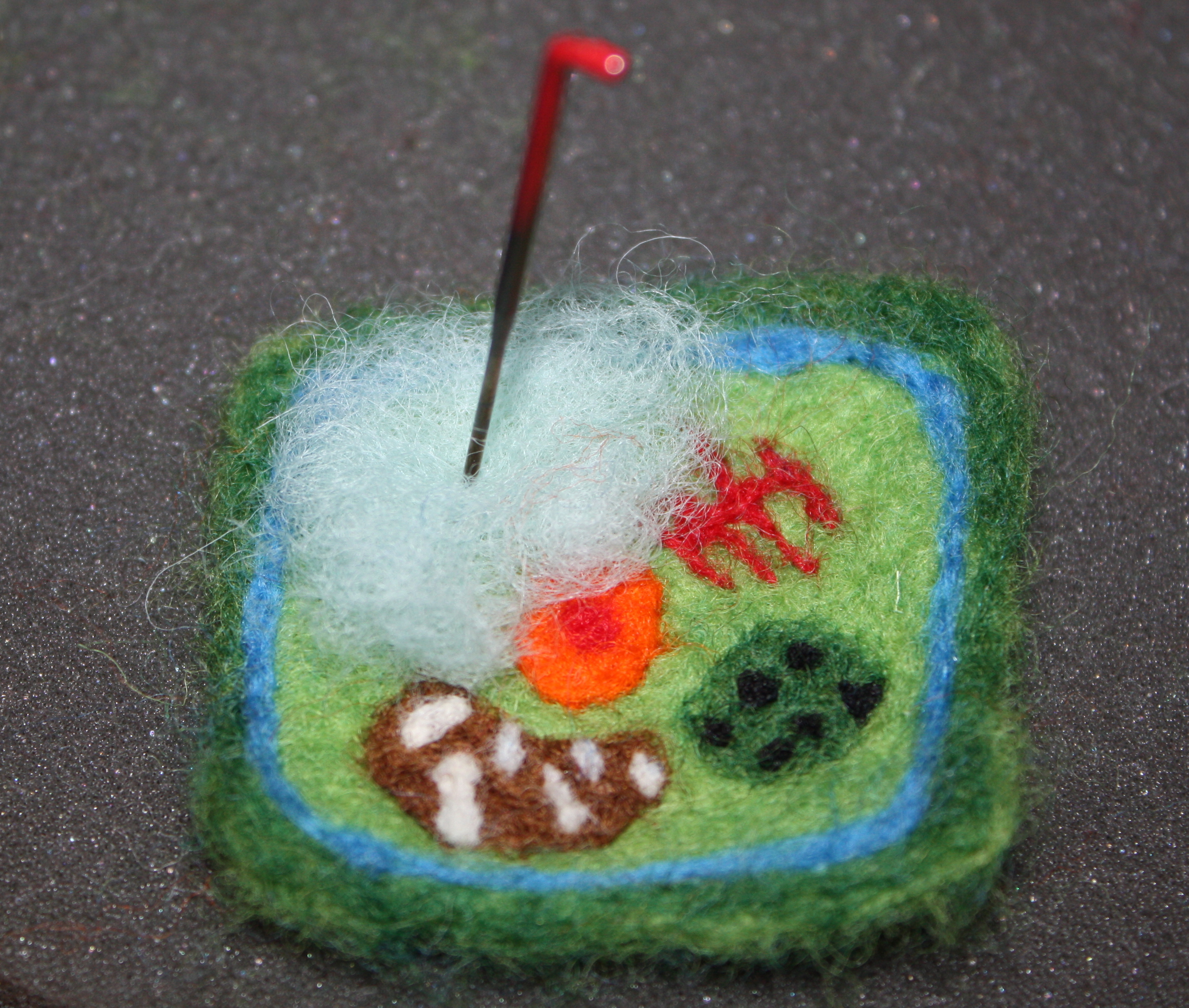 Needle Felted Plant Cell 11 Steps (with Pictures) Instructables