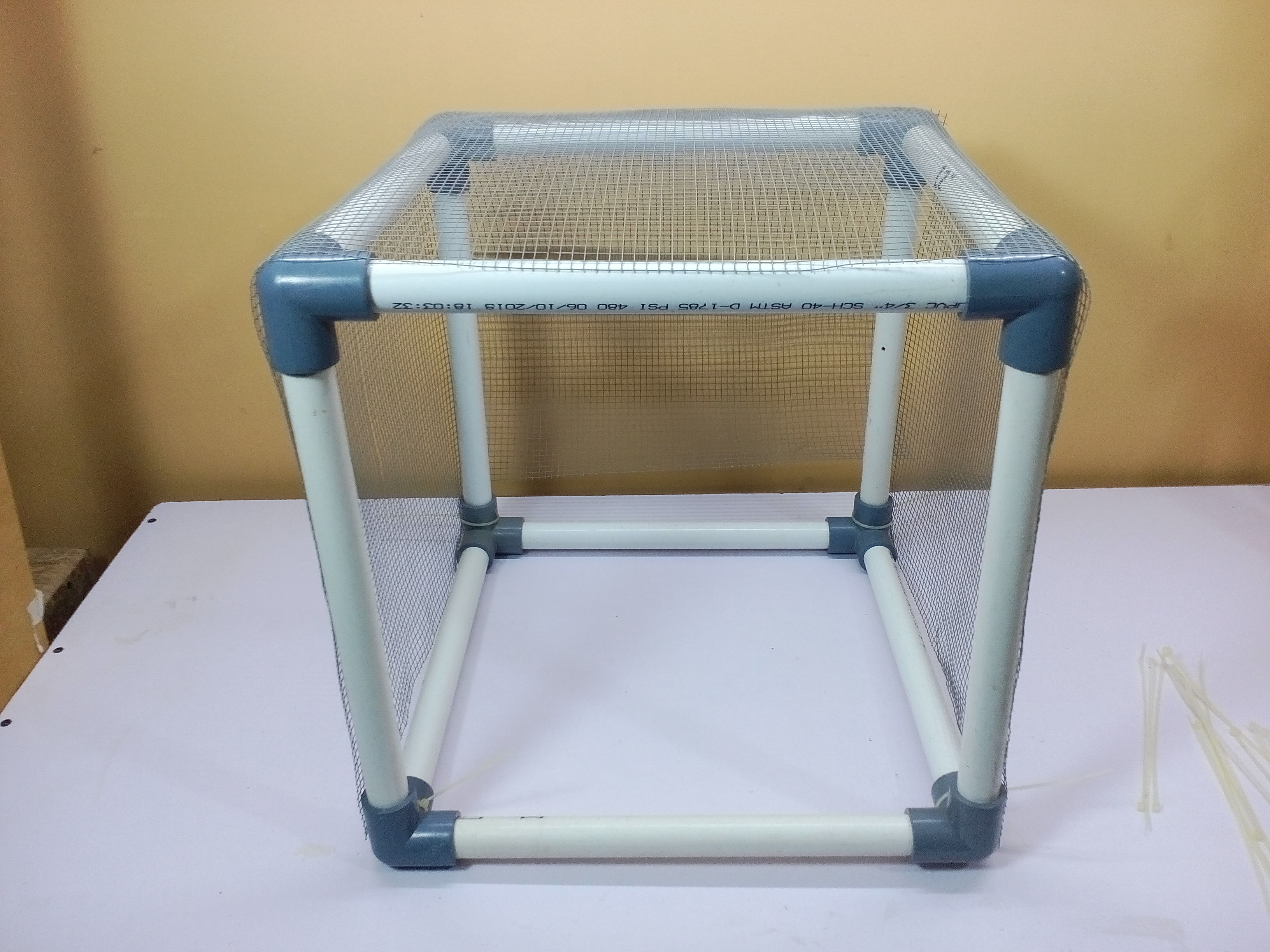 Make Pvc Pipe Cage Pvc Projects 5 Steps Instructables