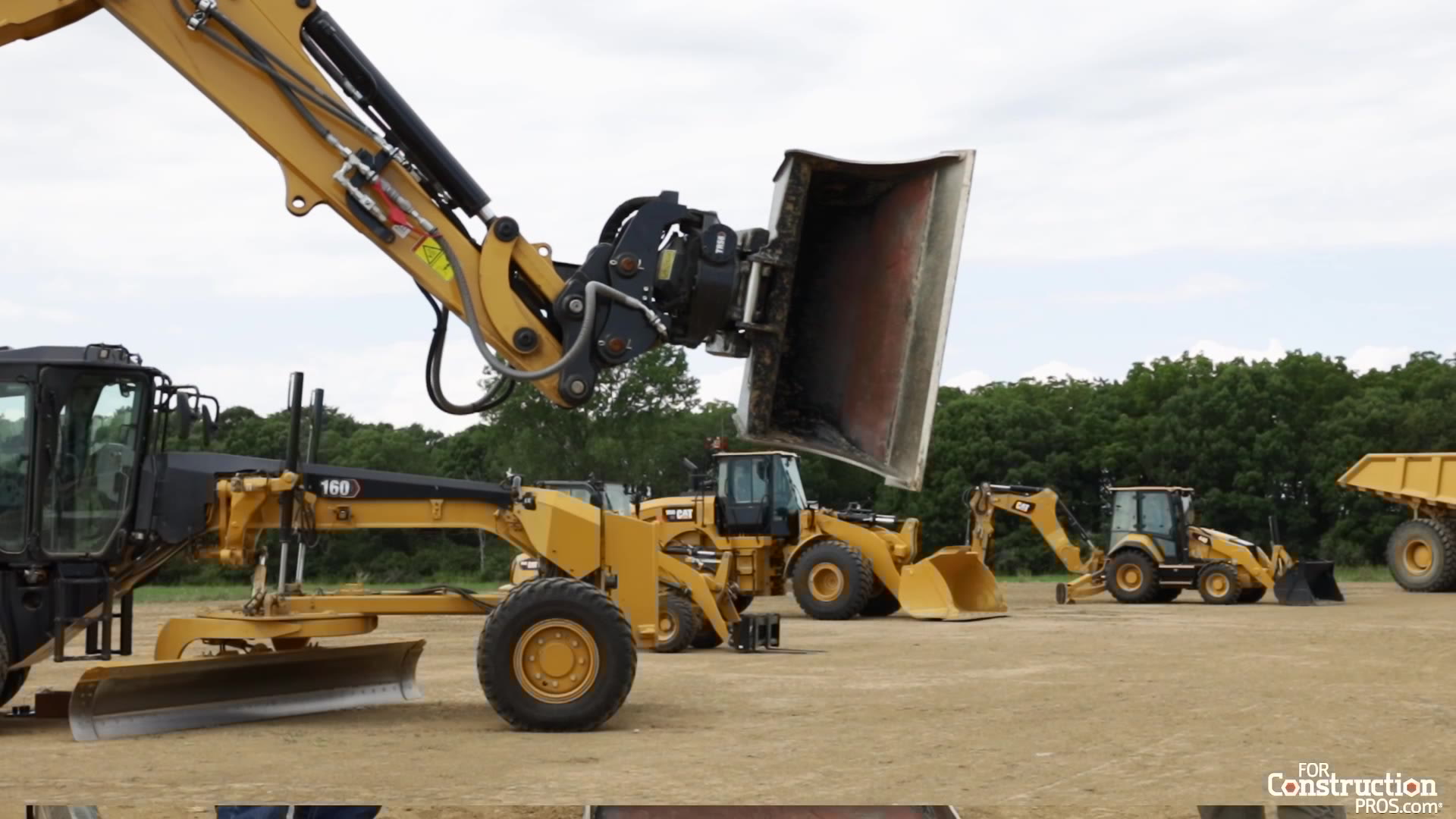 quemar grado cámara excavadora frontal caterpillar Abastecer mudo Imbécil