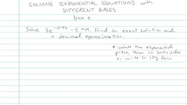 38 Solving Exponential Equations By Rewriting The Base Worksheet