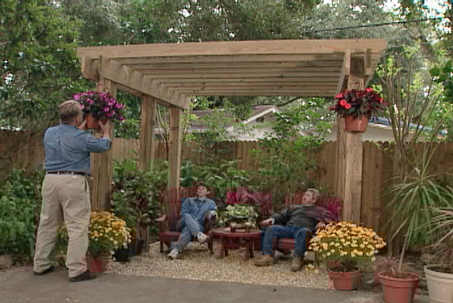 How To Build A Freestanding Pergola With Roof