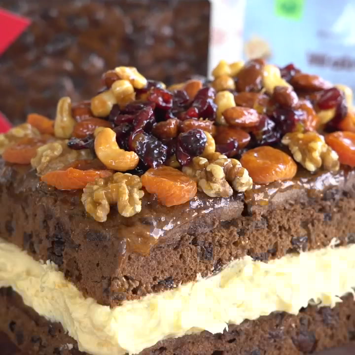 Christmas Fruit Cake Decoration Ideas