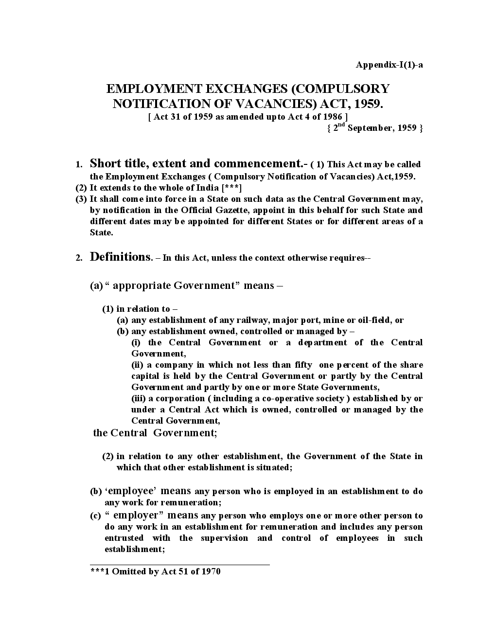 Download Employment Notification of Vacancies Act