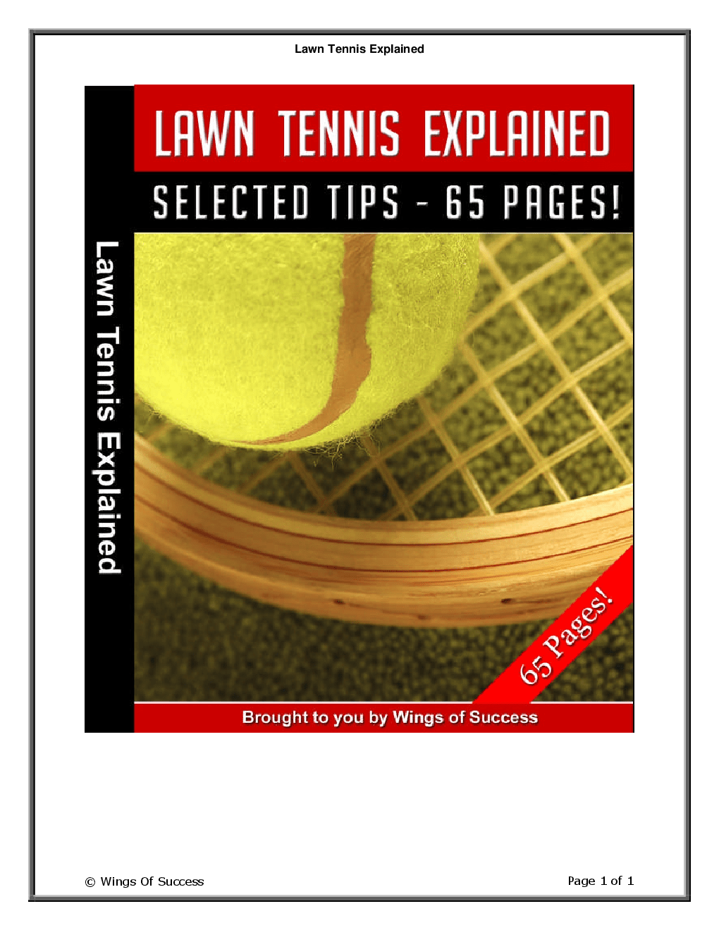 Download Lawn Tennis Explained eBook PDF Online 2022