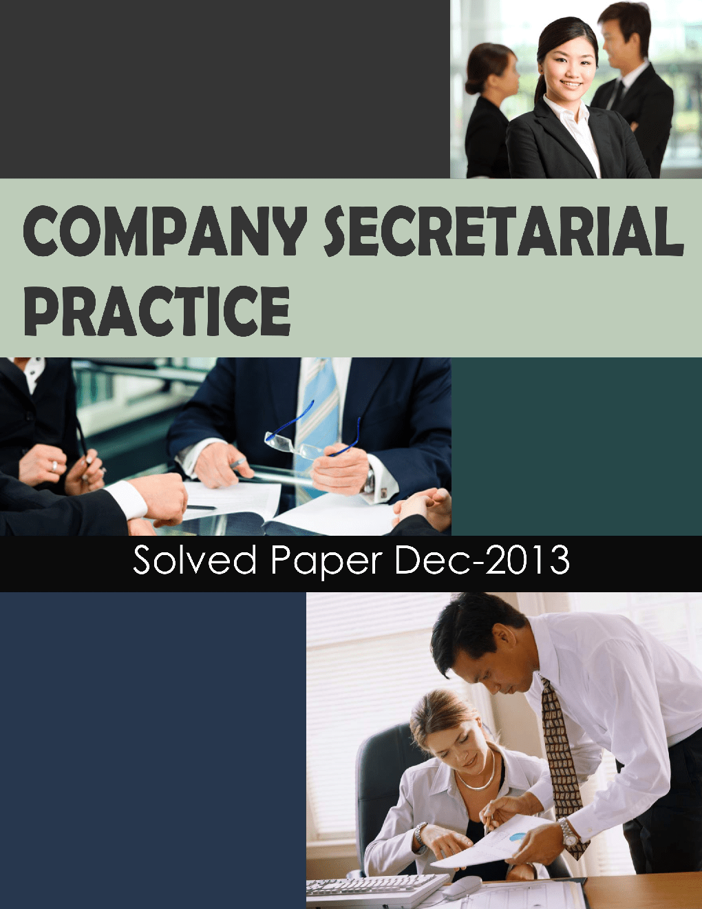 Download ICSI Company Secretarial Practice Solved Question Paper Dec 2013 by PDF Online