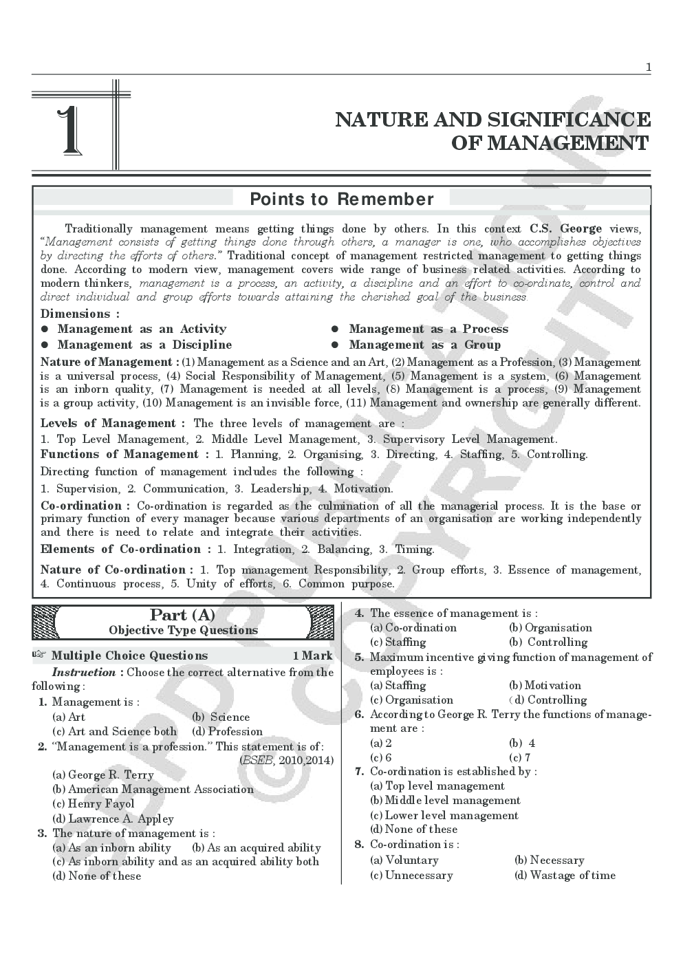 Download Chapterwise question bank with solutions Business Studies