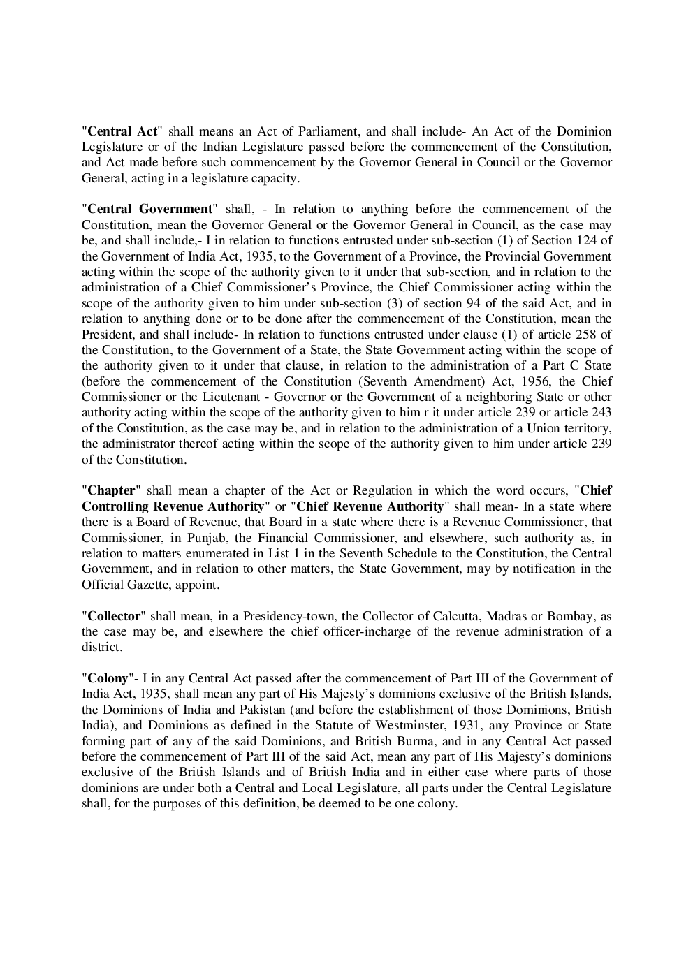 Download The General Clauses Act 1897 Notes PDF Online