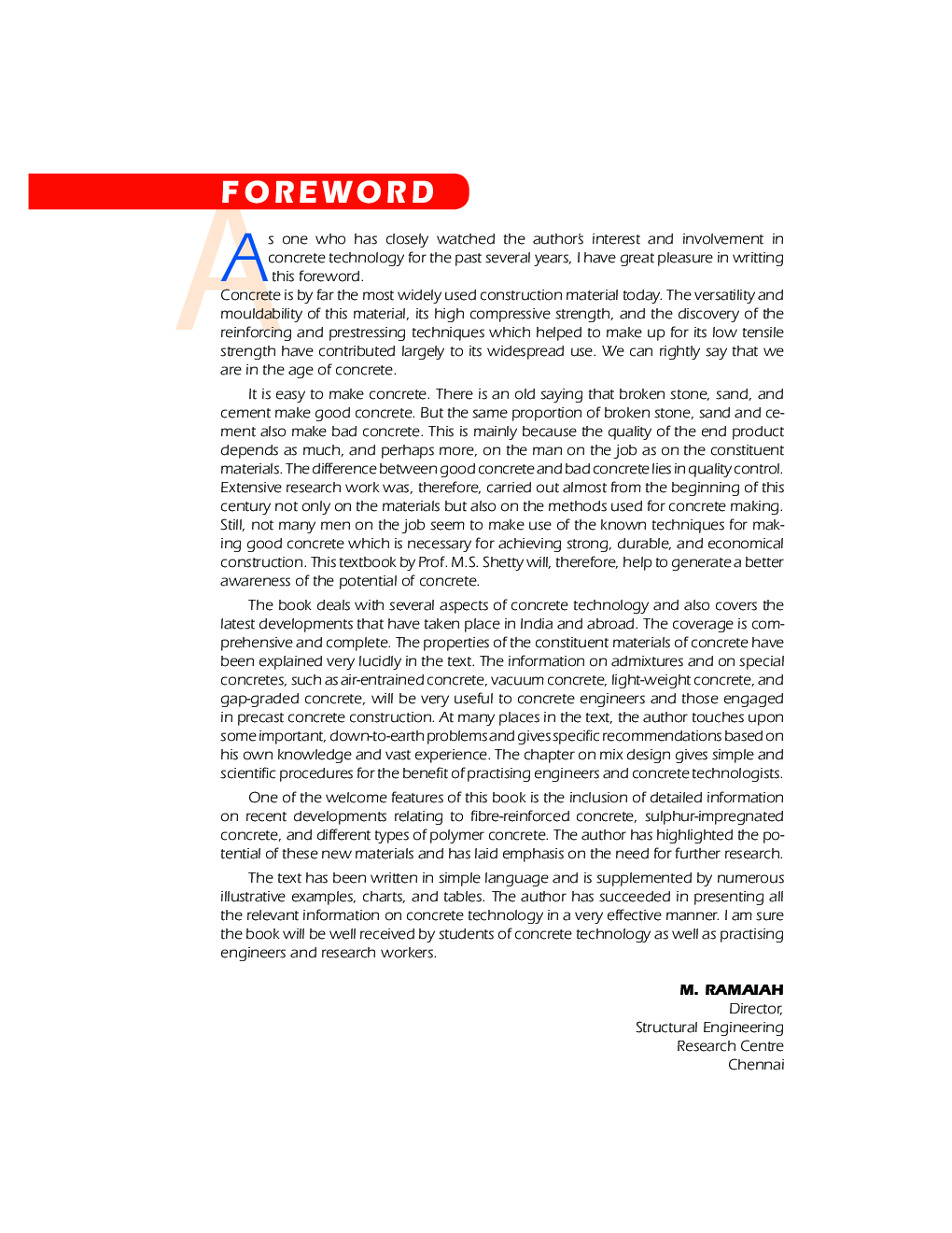 CONCRETE TECHNOLOGY BY MS SHETTY. BY MS SHETTY