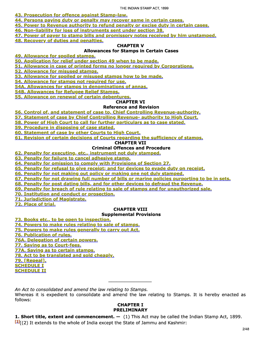 Download The Indian Stamp Act, 1899 PDF Online 2020 by Panel Of Experts