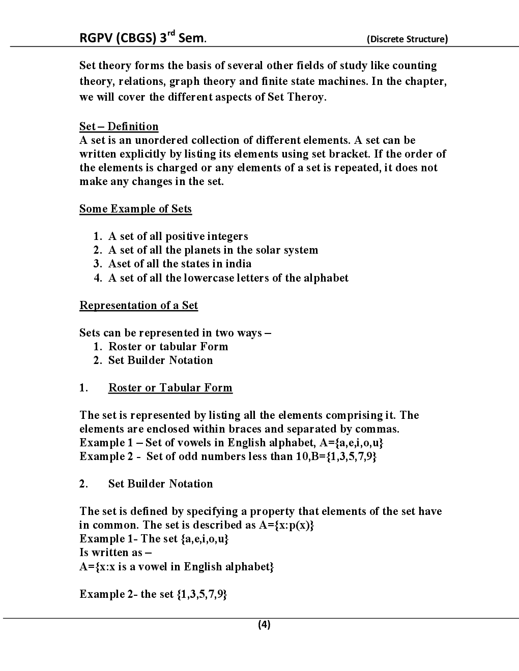 Discrete Structure According To Rgpv Syllabus