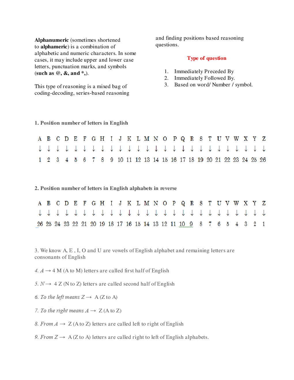 Download CLAT Alphanumeric Series Question With Solution PDF Online 2020