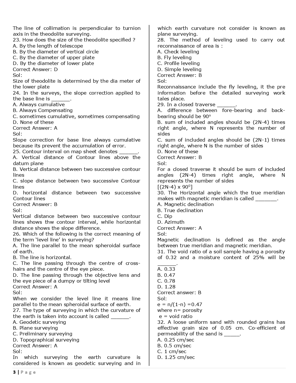 Download SSC JE Civil Engineer Previous Year Question Paper PDF Online 2020