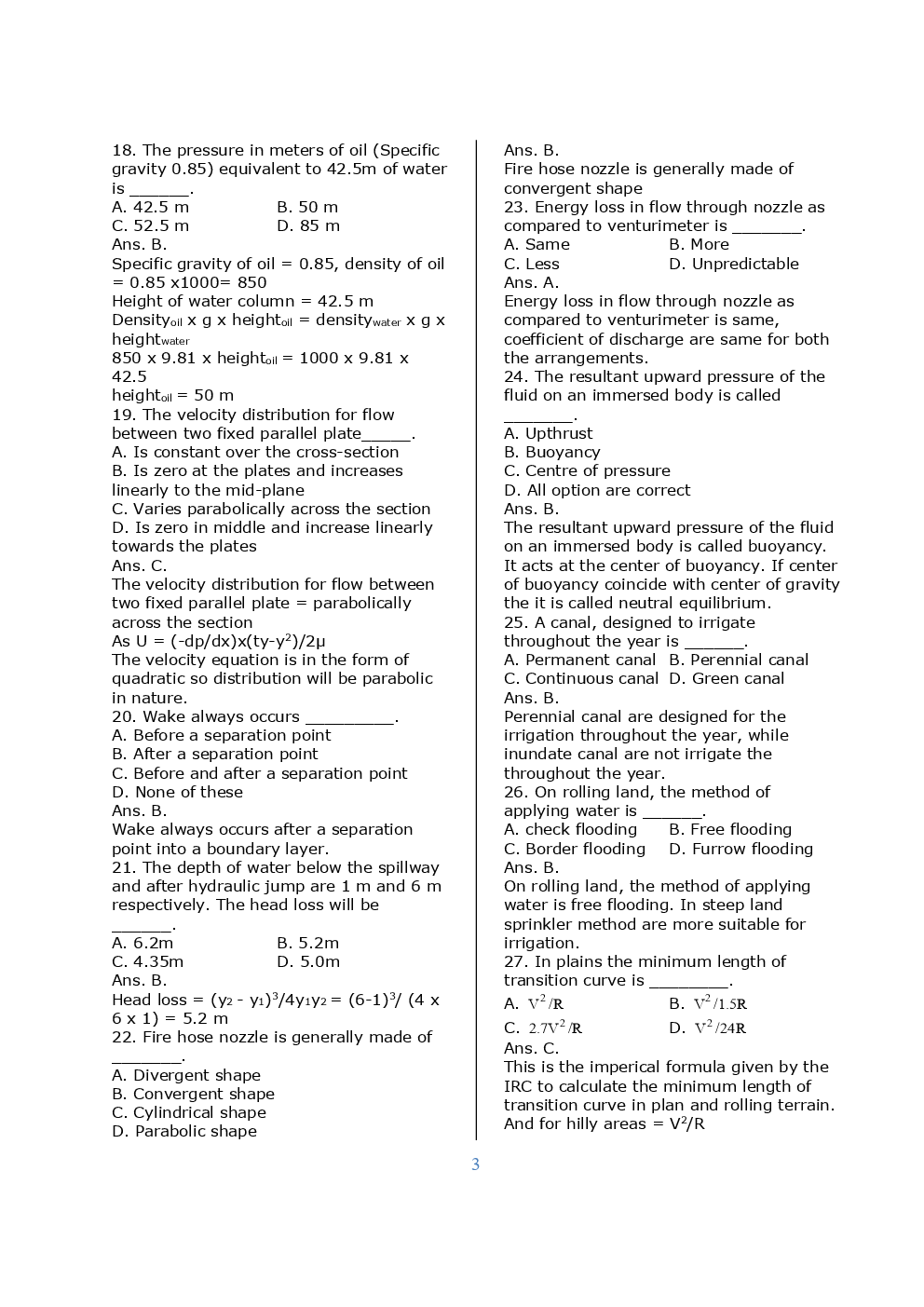 Download SSC JE Civil Previous Year Question Paper With Solution Set6