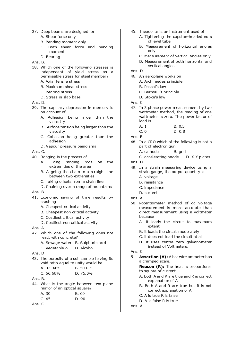 Download RRB JE Previous Year Question With Solution 2015 (Shift3) PDF