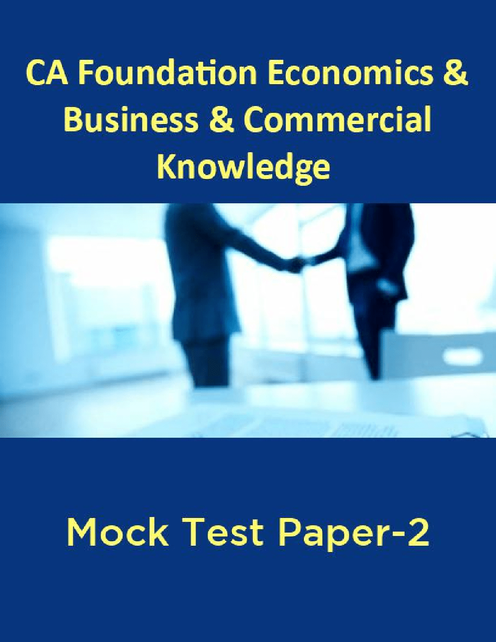 Download CA Foundation Economics And Business And Commercial Knowledge