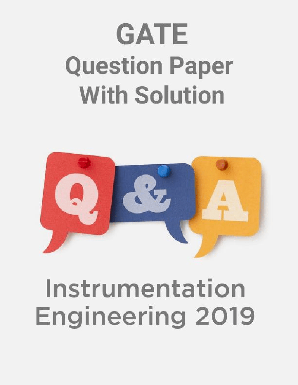 Download GATE Instrumentation Engineering Question Paper With Solution