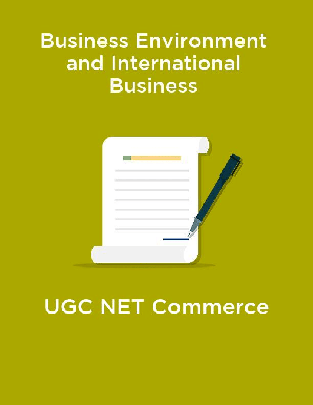 Download UGC NET Business Environment and International Business PDF Online