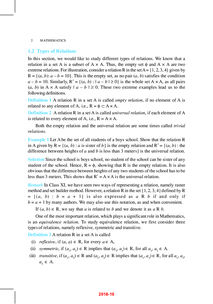 SCERT Kerala Books for Class 12 Maths NCERT Books