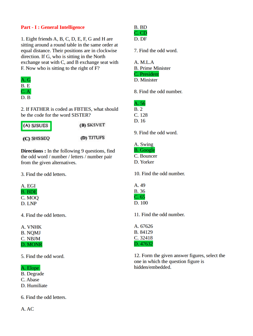 Download SSC CHSL (10+2) Tier-1 Exam Previous Year Papers