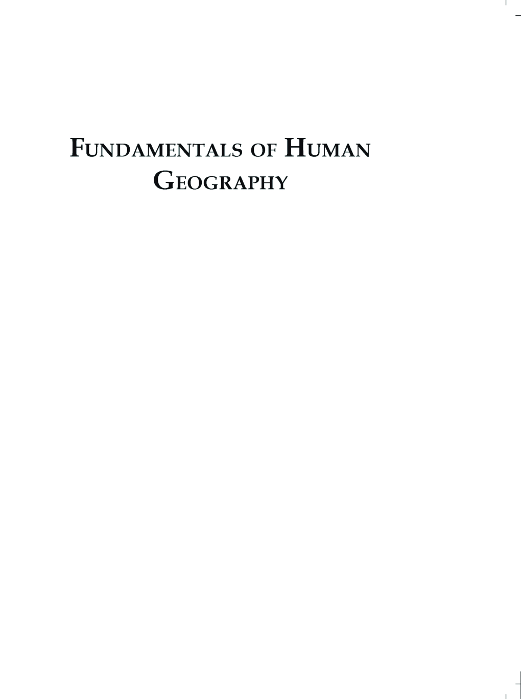 Download CBSE Fundamentals Of Human Geography (Geography) Study