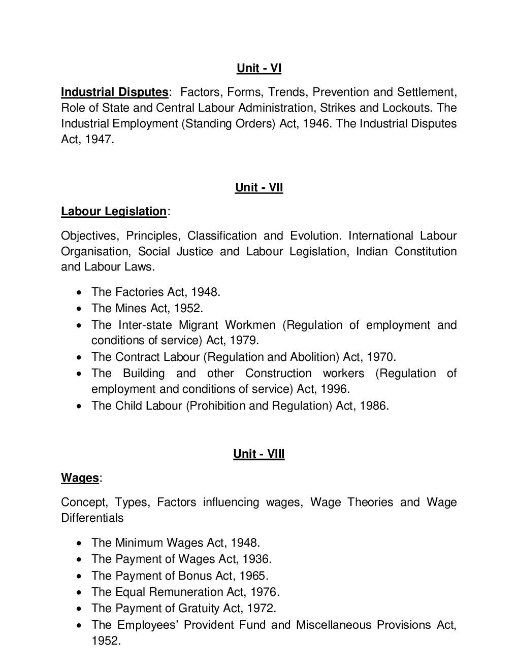 Download Free UGC NET UGC NET Human Resource Management Syllabus PDF Online