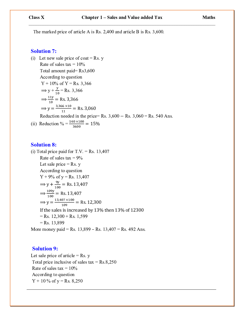 Download ICSE Selina Textbook Solutions For Class 10 Mathematics PDF Online