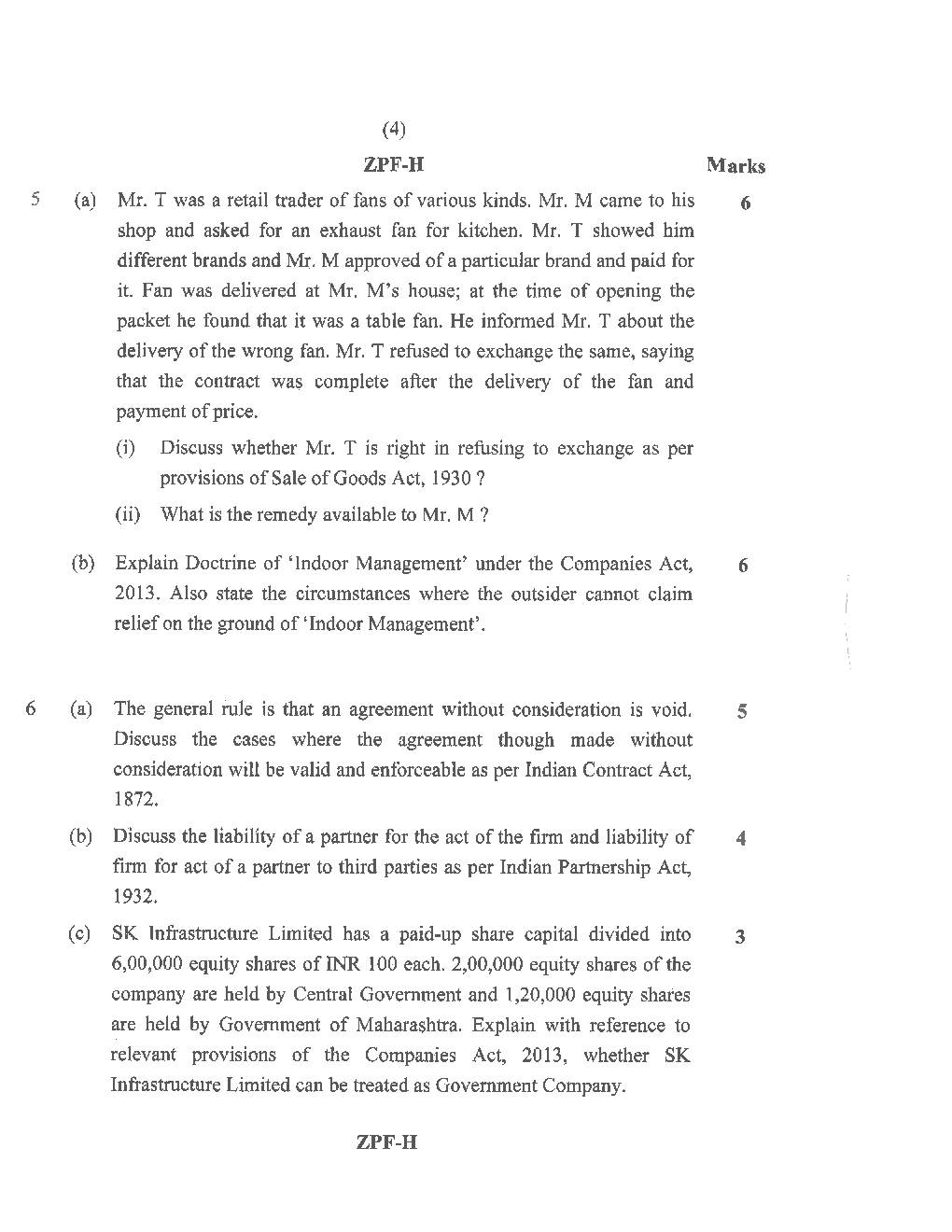 Download CA Foundation Previous Year Question Paper2021 by Panel Of