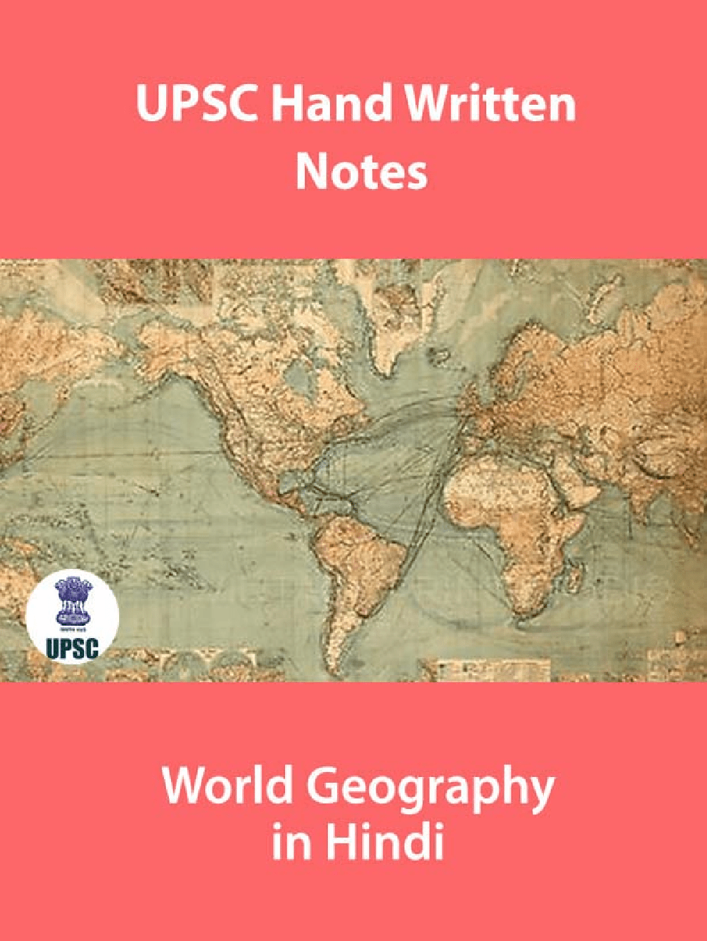 Download UPSC Hand Written Notes World Geography in Hindi by Panel Of