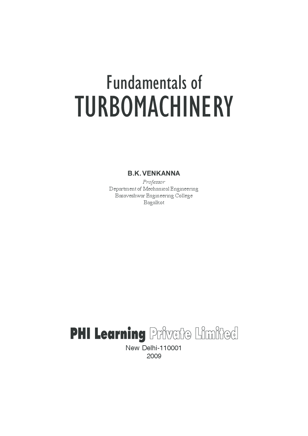 Download Fundamentals Of Turbomachinery Book PDF Online 2020