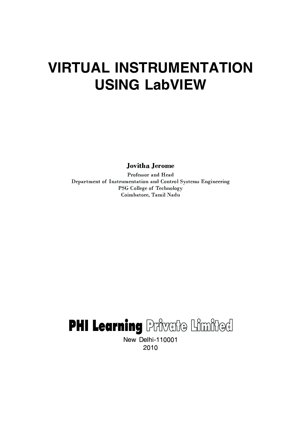 Download Virtual Instrumentation Using Labview PDF Online 2022 by