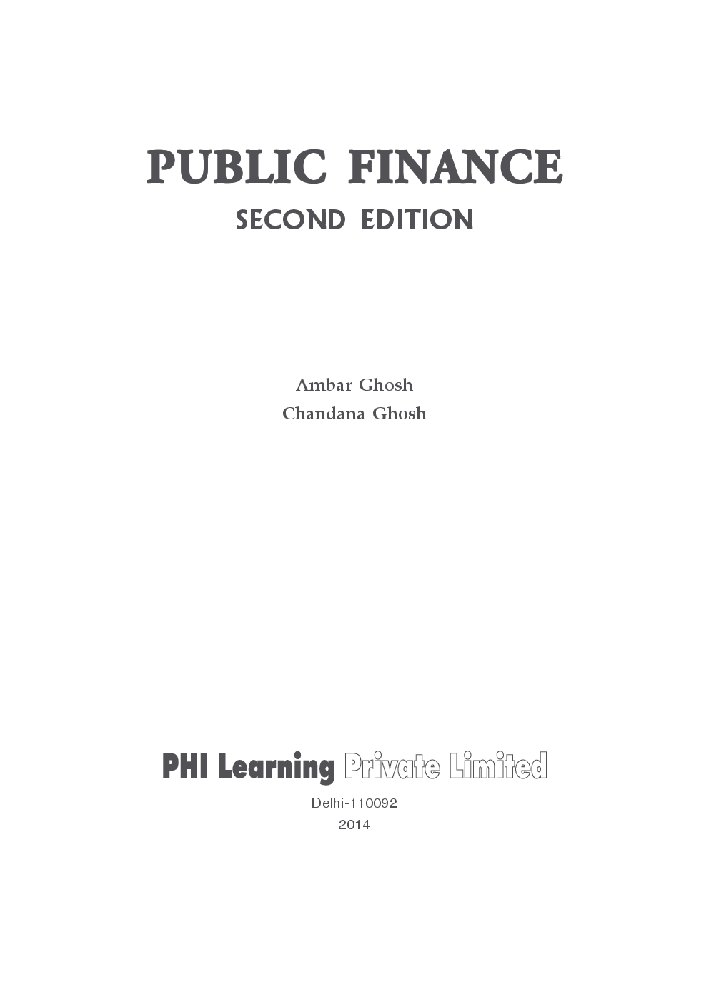 Download Public Finance PDF Online 2020 by GHOSH, AMBAR, GHOSH, CHANDANA