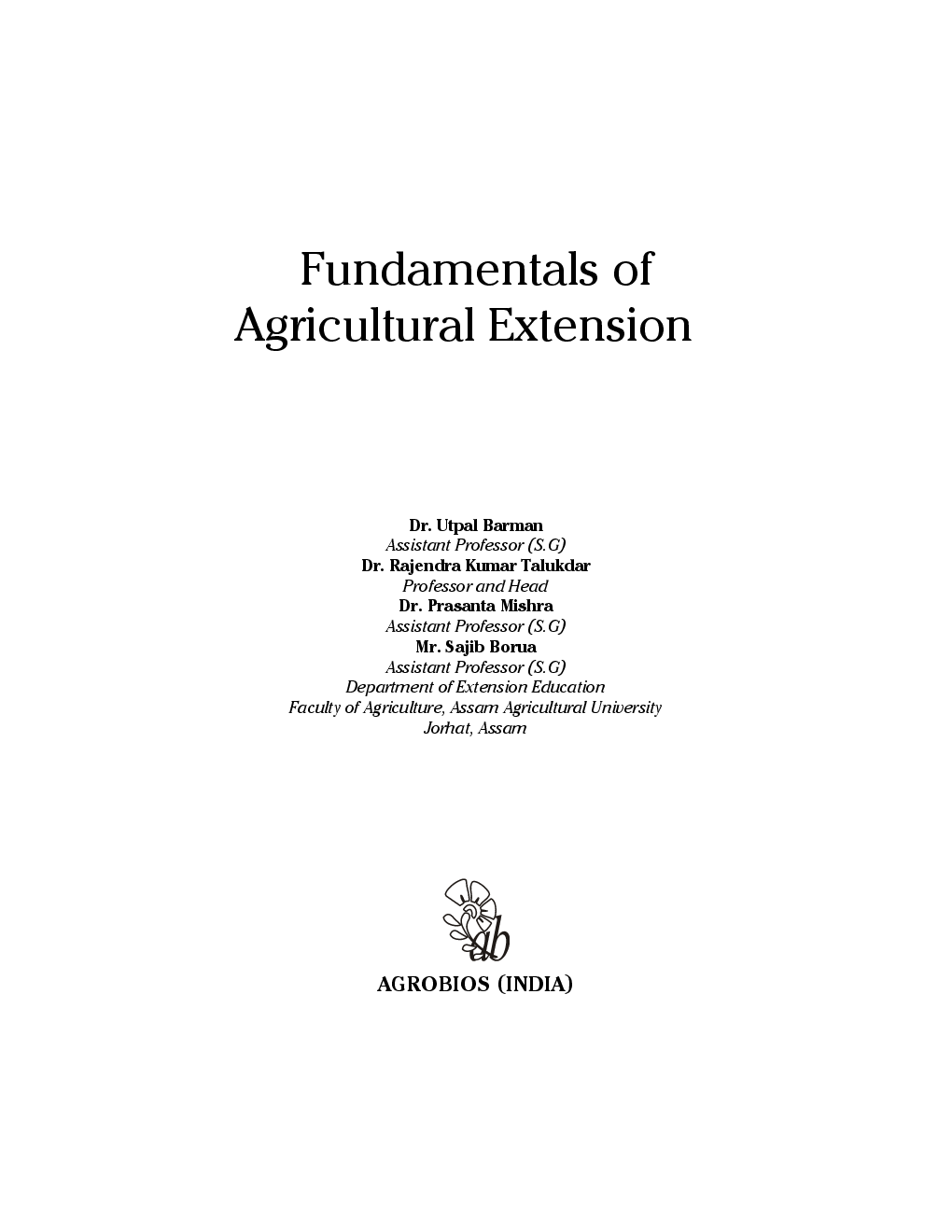 Download Fundamentals of Agriculture Extension Education PDF Online 2020