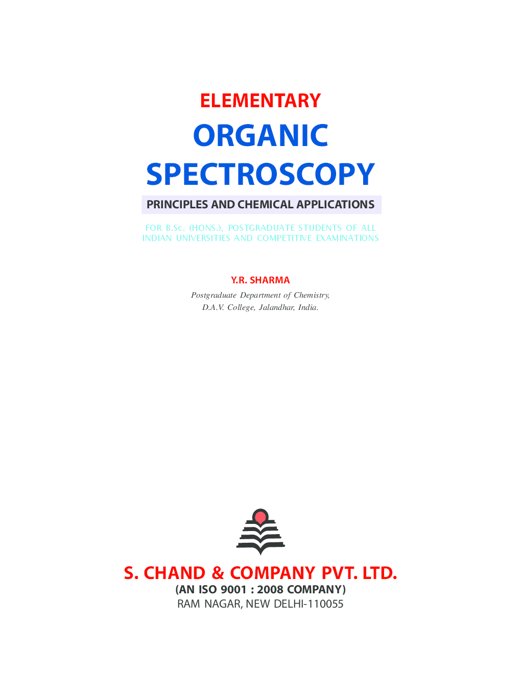 Download Elementary Organic Spectroscopy PDF Online 2021