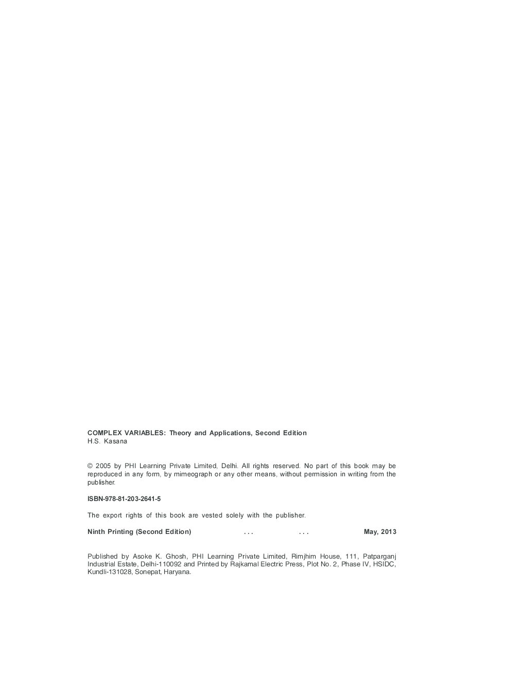 Download Complex Variables Theory And Applications PDF Online 2020