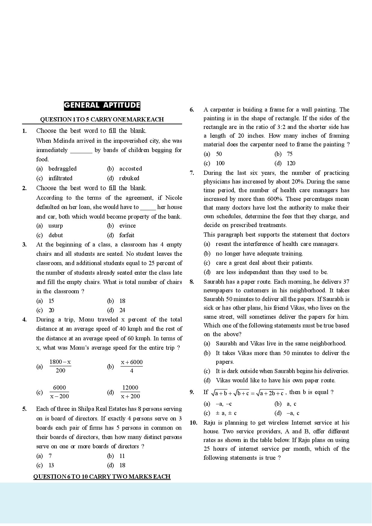 Download GATE Mechanical Engineering Practice Set With Solution PDF