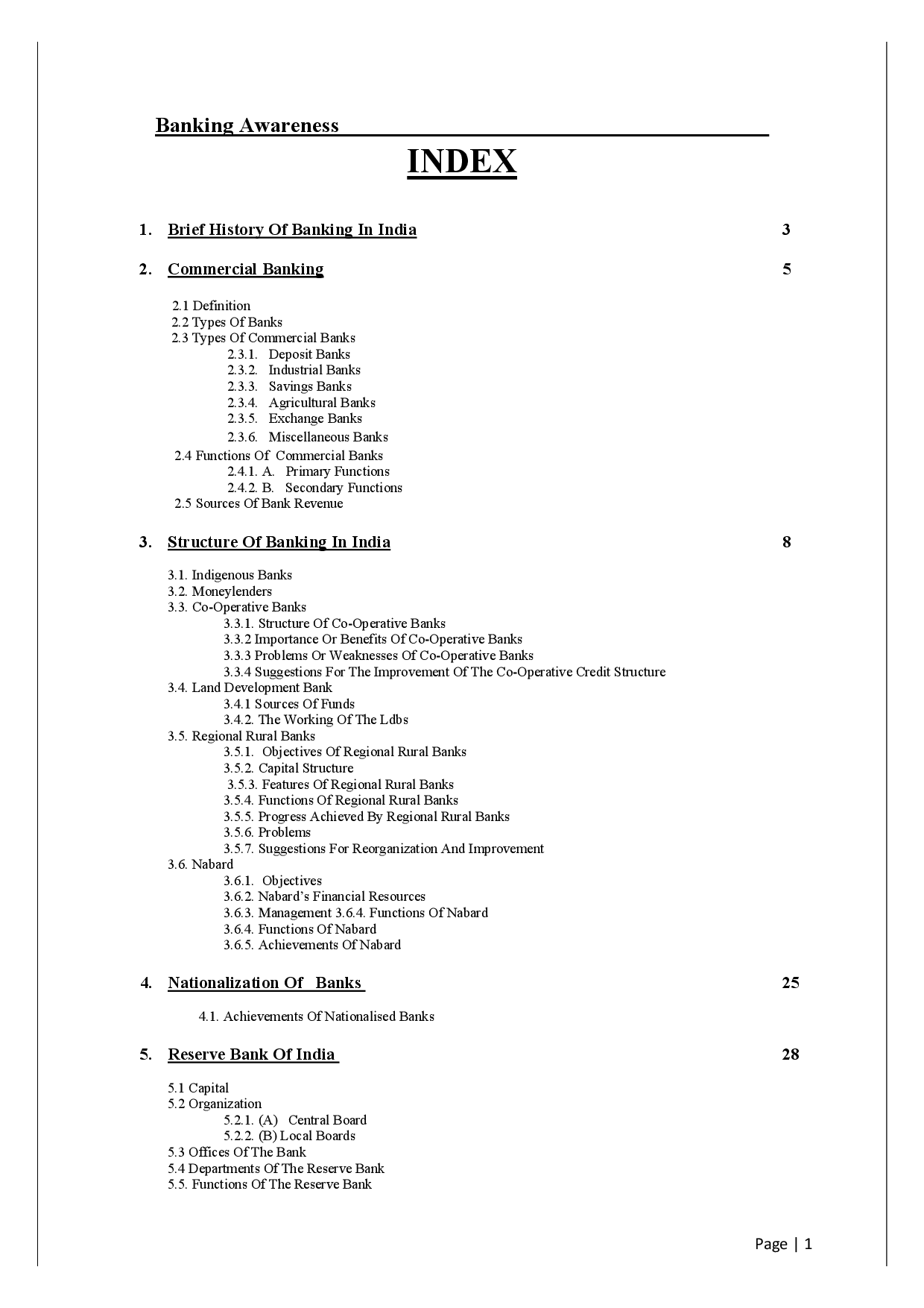 Download IBPS Banking Awareness Aptitude Study Material PDF Online 2020