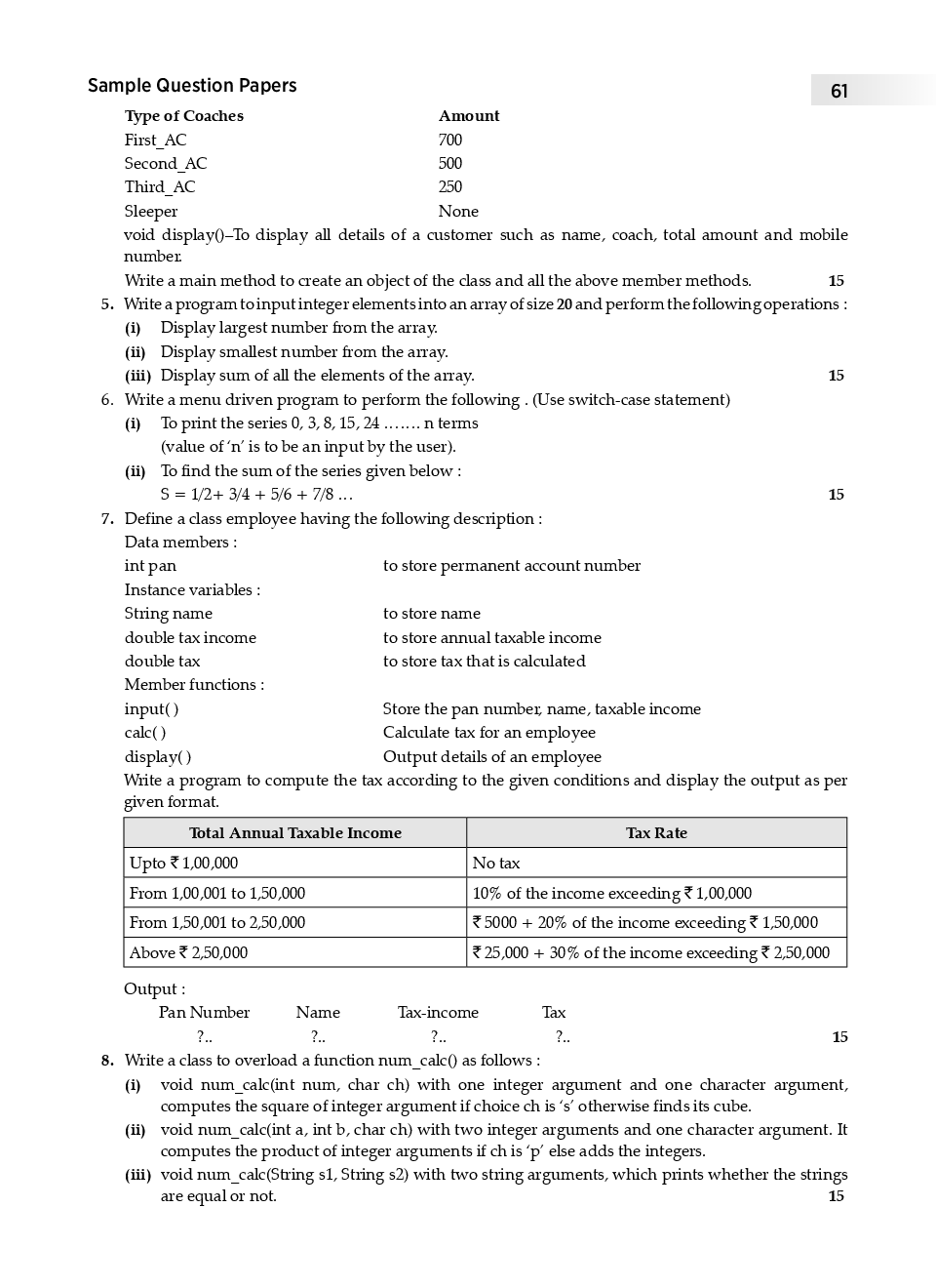 Download Oswaal ICSE Sample Question Papers 3 For CLass X Computer