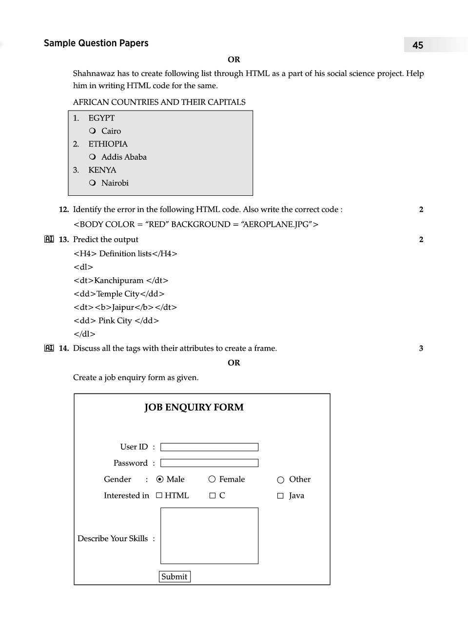 Download Oswaal CBSE Sample Question Papers 1 For Class X Computer