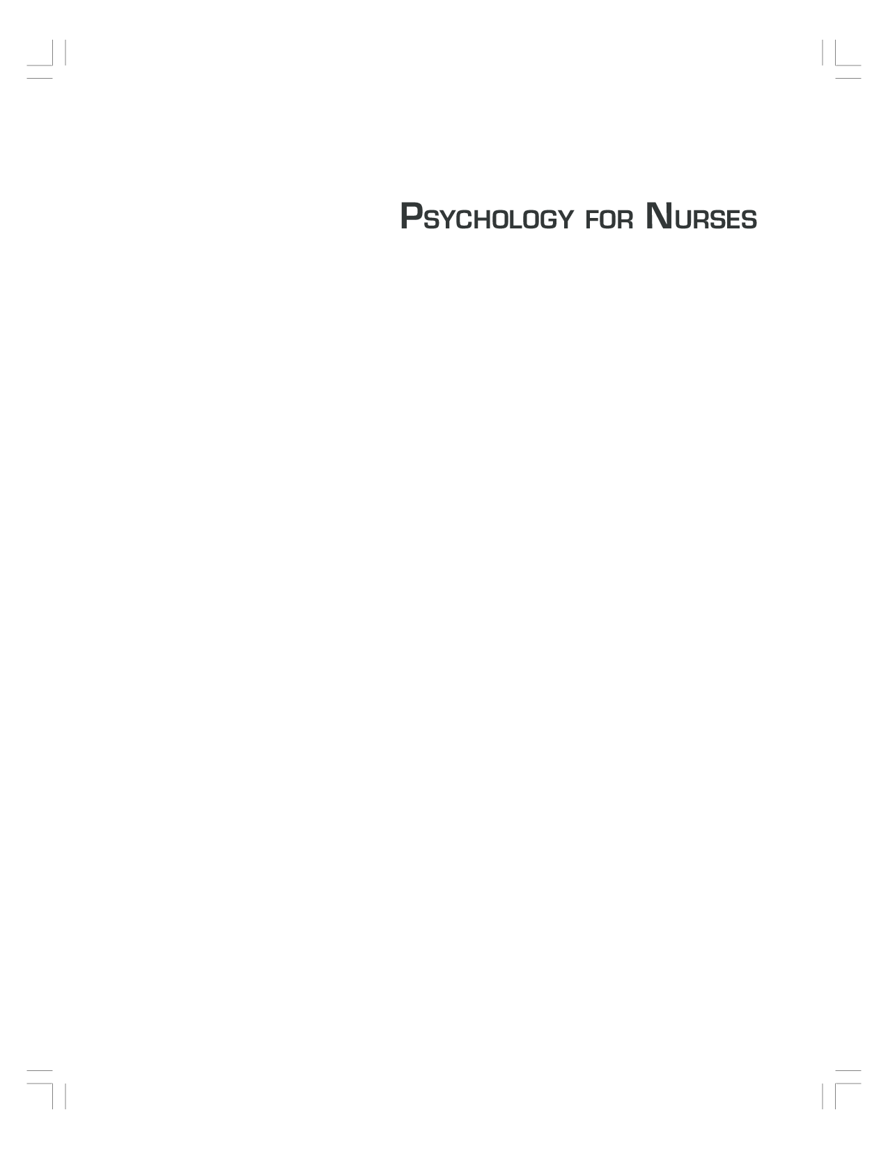 Download Psychology For Nurses 2022 PDF Online by Swati Sharma