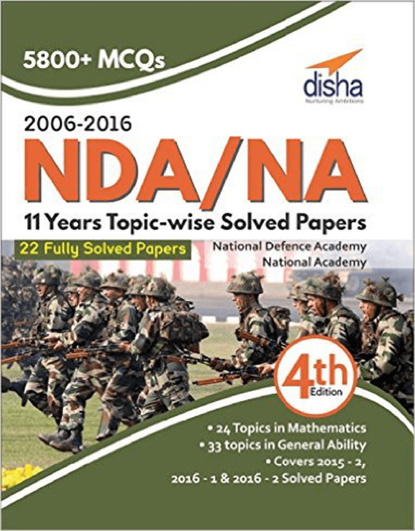 Download Disha NDA/ NA 11 Years Topic Wise Solved Papers PDF Online 2022
