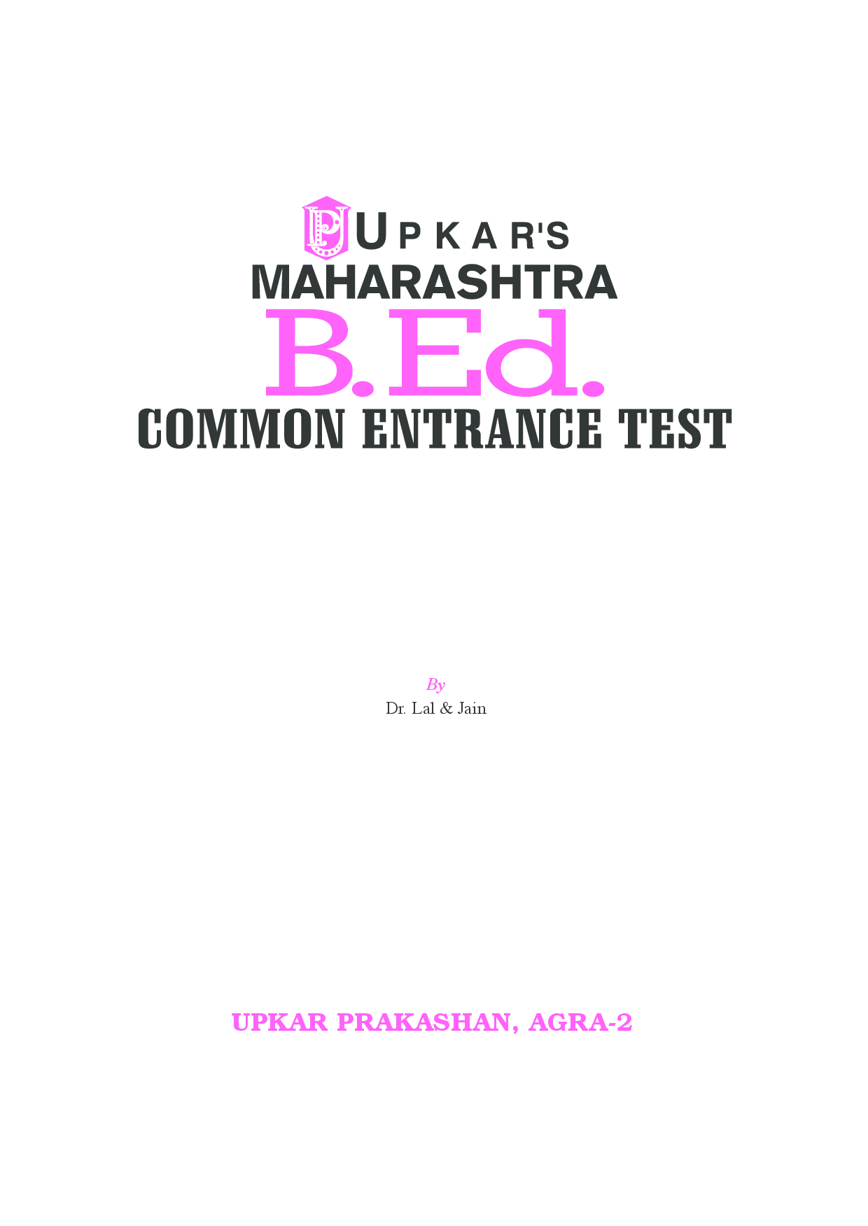 Download Maharashtra CET B.Ed. Exam Book PDF Online 2022