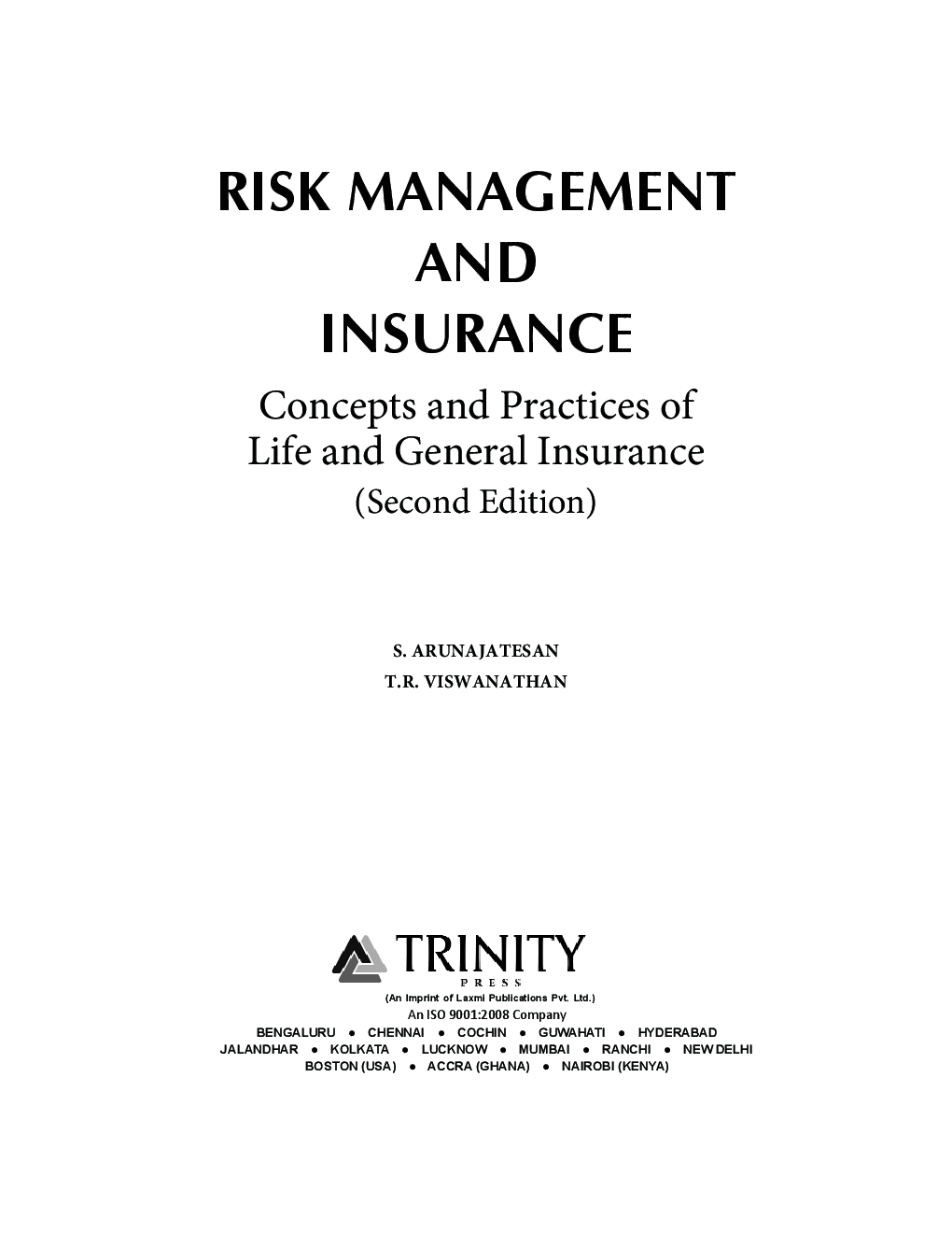 Insurance And Risk Management Textbook Pdf