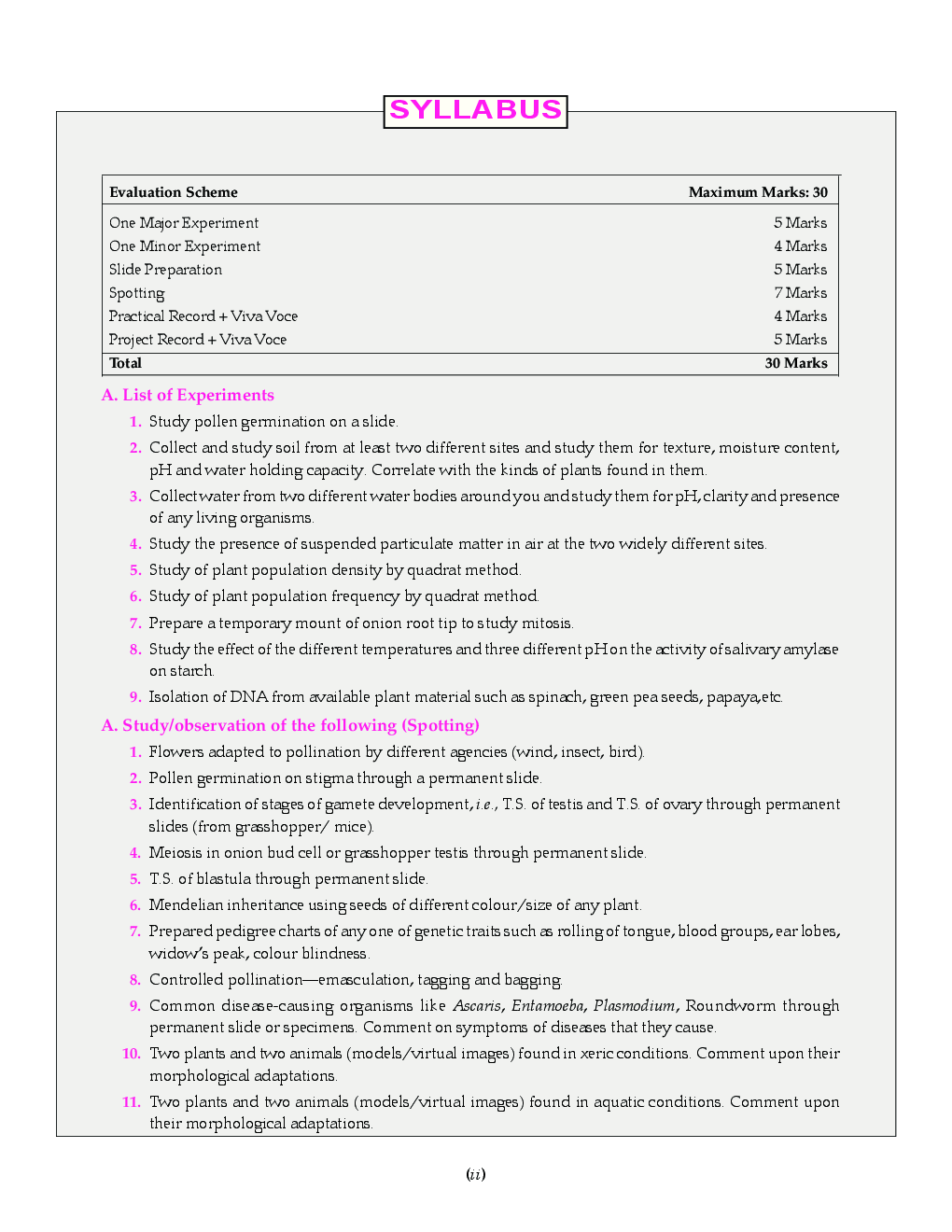 Download Saraswathi Class 12 Biology Lab Manual PDF Online 2020
