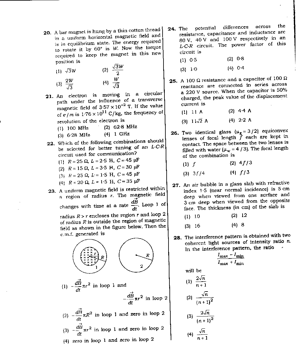 Sample Papers for NEET 2023 Free PDF with Solution