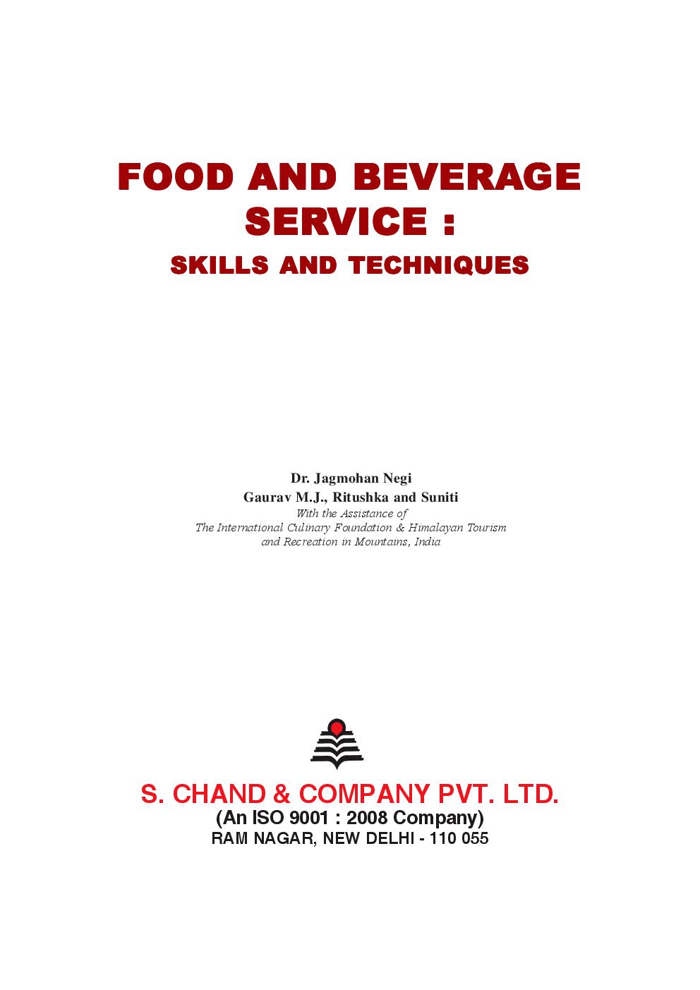 Download Food And Beverage Service Skills And Techniques by Dr